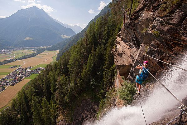 Klettersteig Lehner Wasserfall